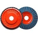 [AUS-2216] DISCO LAMINADO PLASTICO RECORTABLE 4 1/2 X 7/8 GRANO 40 HUM ROJO
