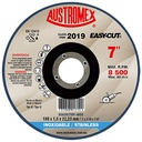 DISCO P/CORTE ACERO INOXIDABLE SUPERDELGADO 7 X.1/16 X 7/8 EASY CUT AUS-2019