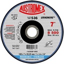 [AUS-536] DISCO P/DESBASTE ACERO INOXIDABLE 7 X 1/4 X 7/8 GRINDMORE