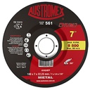 [AUS-561] DISCO P/DESBASTE METAL 7 X 1/4 X 7/8 LINEA HUM ROJO