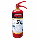 EXTINGUIDOR 2kg RECARGABLE TIPO ABC C/CINCHOS MIK-EE-2