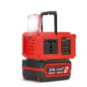 [EDO-ED-INV-21V-150] INVERSOR DE CORRIENTE PORTATIL / GENERADOR SALIDA USB-A Y USB-C 150 W CON BATERIA 5 AMP MAX Y CARGADOR