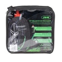 KIT DE REPARACION DE NEUMATICOS INCLUYE LÍQUIDO Y COMPRESOR DE AIRE JBM-54013