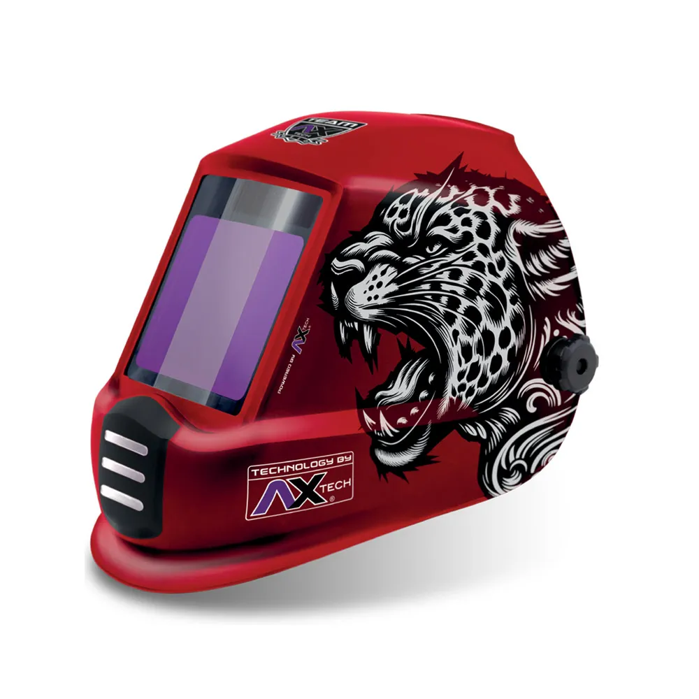 [AXT-JAGUAR] CARETA ELECTRONICA DE SOMBRA VARIABLE OPTICA 4 SENSORES PROTECCION DIN 16 USO SOLDAR ESMERILAR Y CORTE
