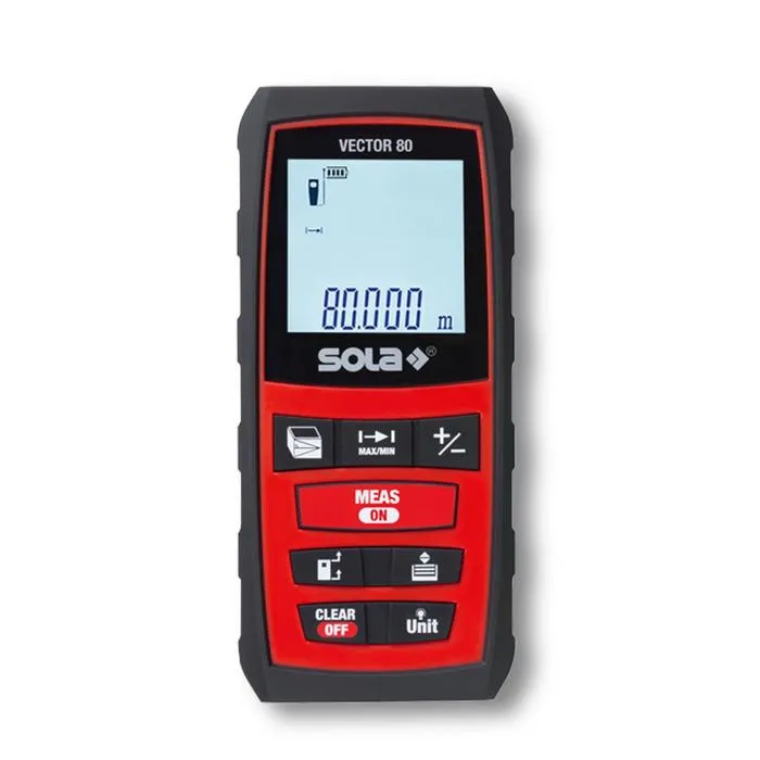 DISTANCIOMETRO LASER VECTOR 80 MTS SOL-VECTOR80