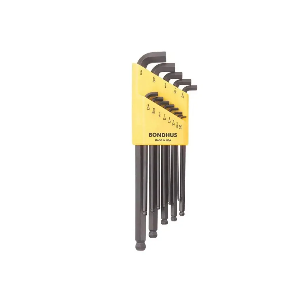 JUEGO DE LLAVES HEX STUBBY PUNTA DE BOLA  .050-3/8 (13pz)