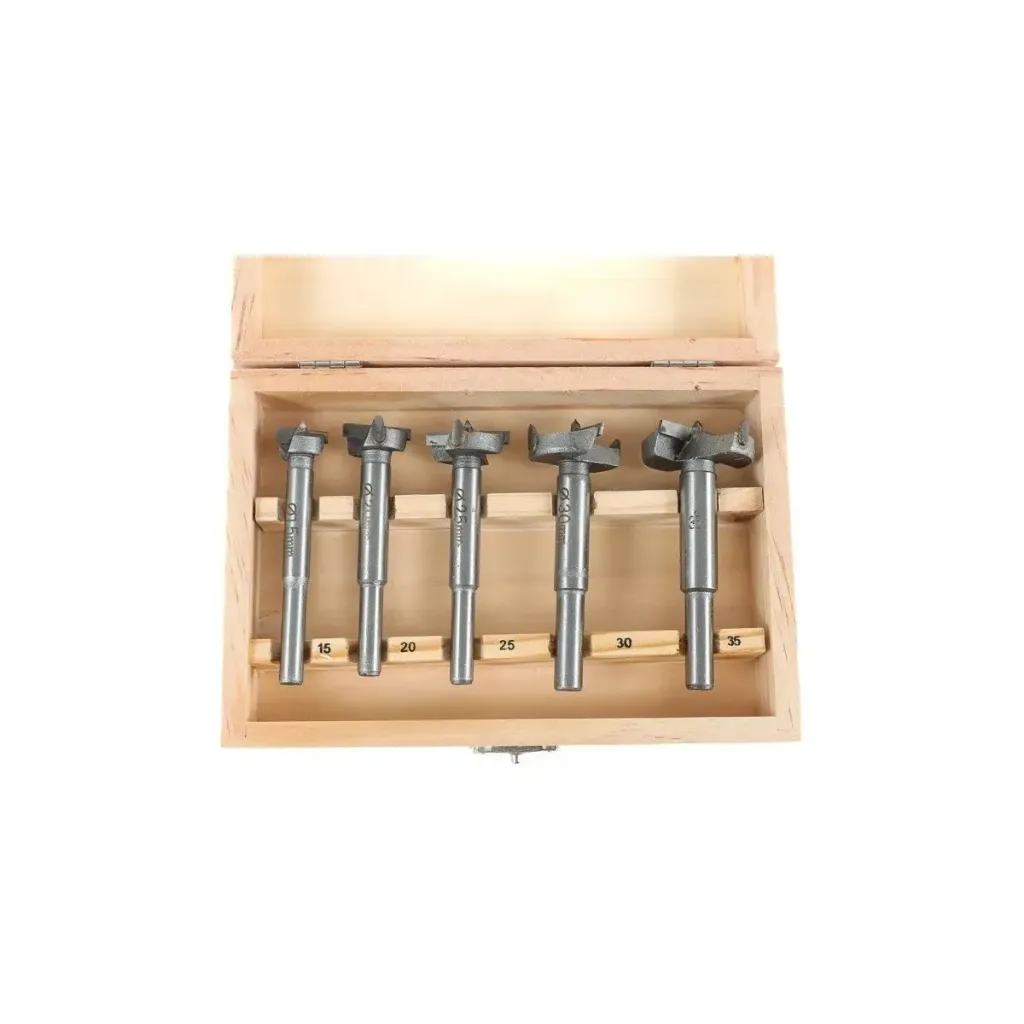 KIT DE BROCAS FORSTNER BIDIMENSIONALES PARA MADERA 5 PIEZAS