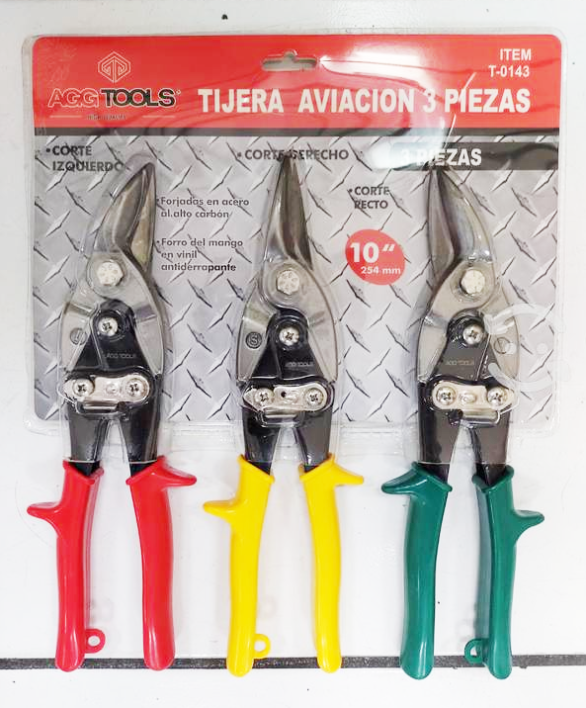 TIJERA DE AVIACION PARA CORTE IZQUIERDO AGG-T-0143-I