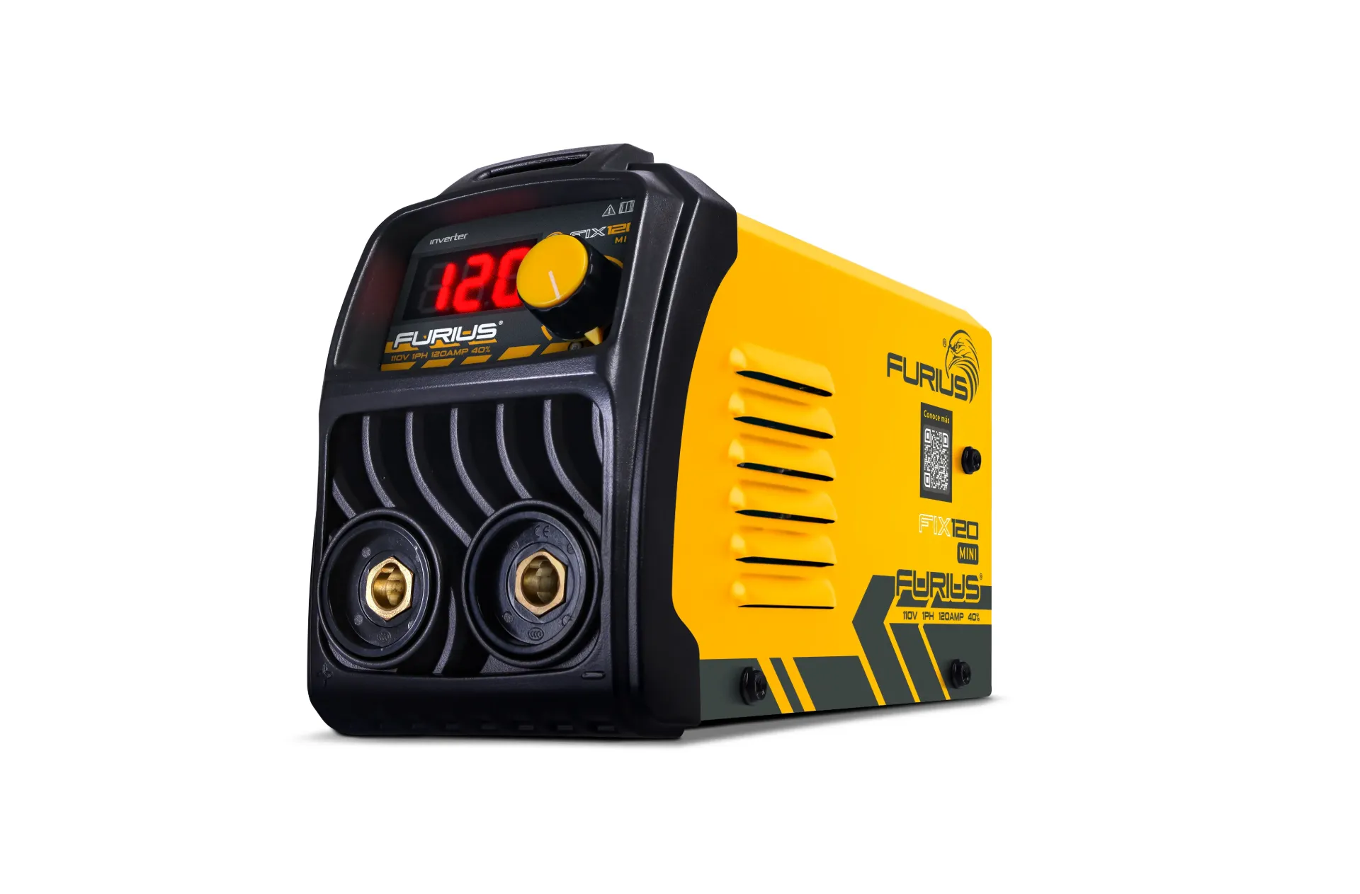 SOLDADORA INVERSOR FURIUS FIX 120 AMP MINI