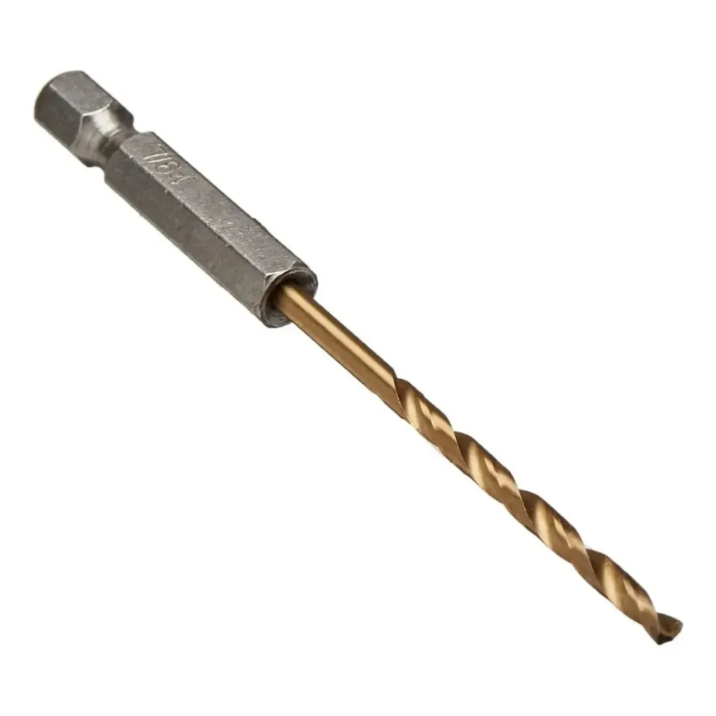 BROCA PARA METAL Y MADERA HEXAG. 1/4 X 7/16 ALTA VEL. C/REC. TITANIO
