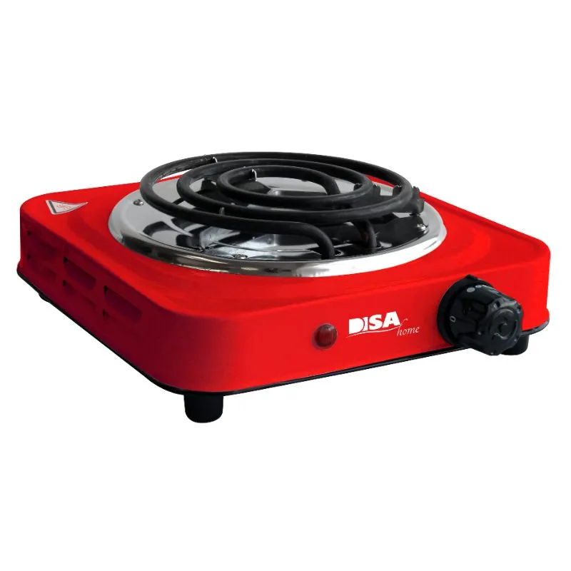 [DIS-19-01-0-161] PARRILLA ELECTRICA 1 QUEMADOR COLO ROJO