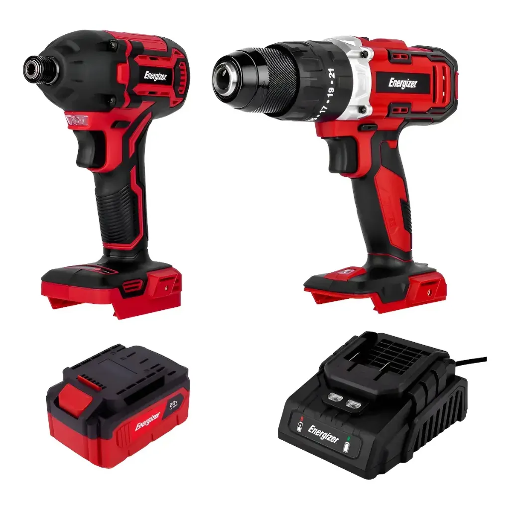[ENE-EZLCOM1650-C] Combo ROTOMARTILLO DE 1/2 Y DESTORNILLADOR DE IMPACTO DE 1/4 ENERGIZER