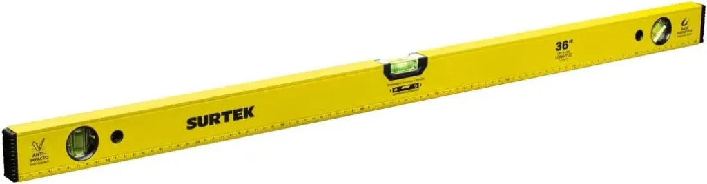 NIVEL MAGNETICO DE ALUMINIO DE 36 PULG. SUR-N36M