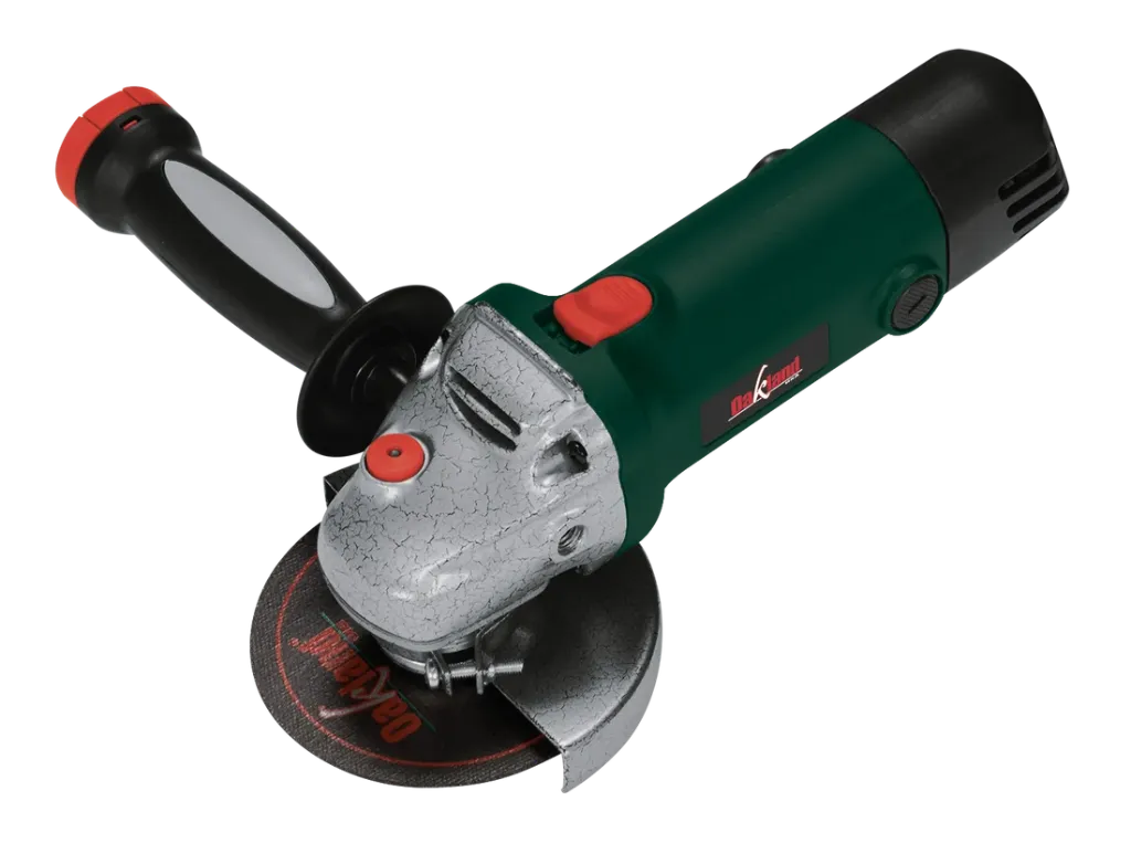 [OAK-EA-7004] MINIESMERILADORA ANGULAR DE 4 1/2 CON SWICTH TIPO PALETA INDUSTRIAL